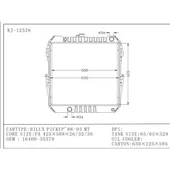 Radiator for Toyota Hilux